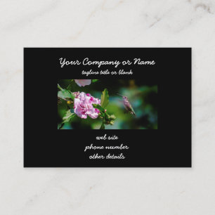 Ruby-throated Hummingbird - Original Photograph Business Card