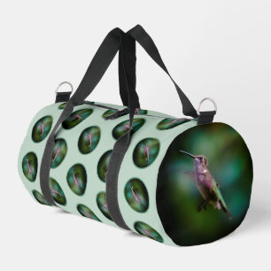 Ruby-throated Hummingbird Original Photograph Duffle Bag