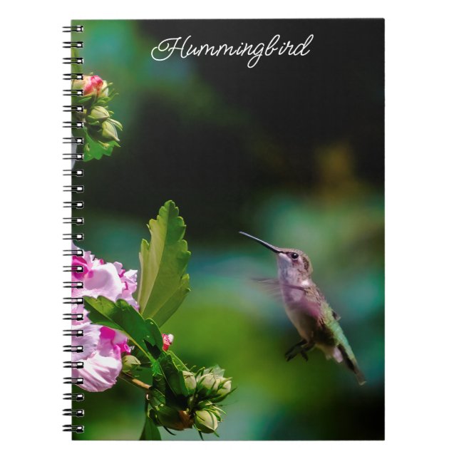 Ruby-throated Hummingbird - Original Photograph Notebook (Front)