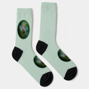 Ruby-throated Hummingbird - Original Photograph Socks