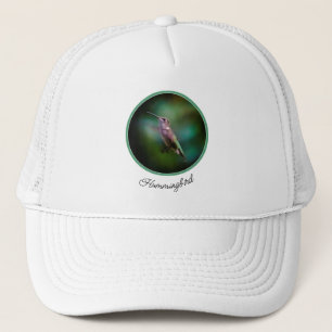 Ruby-throated Hummingbird - Original Photograph Trucker Hat