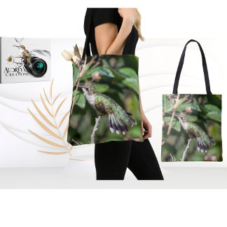 Ruby-Throated Hummingbird Tote Bag