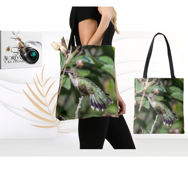 Ruby-Throated Hummingbird  Tote Bag (Creator Uploaded)