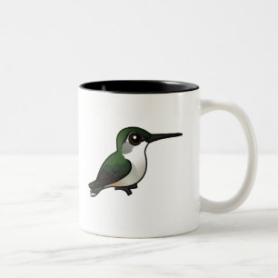Ruby-throated Hummingbird Two-Tone Coffee Mug