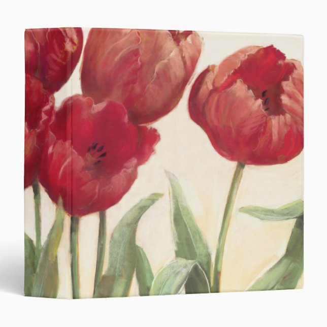 Ruby Tulips Binder (Front/Spine)