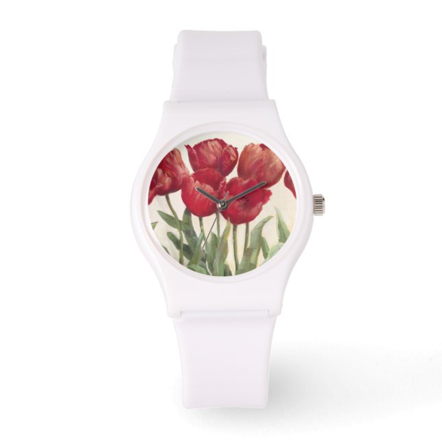 Ruby Tulips Watch (Front)