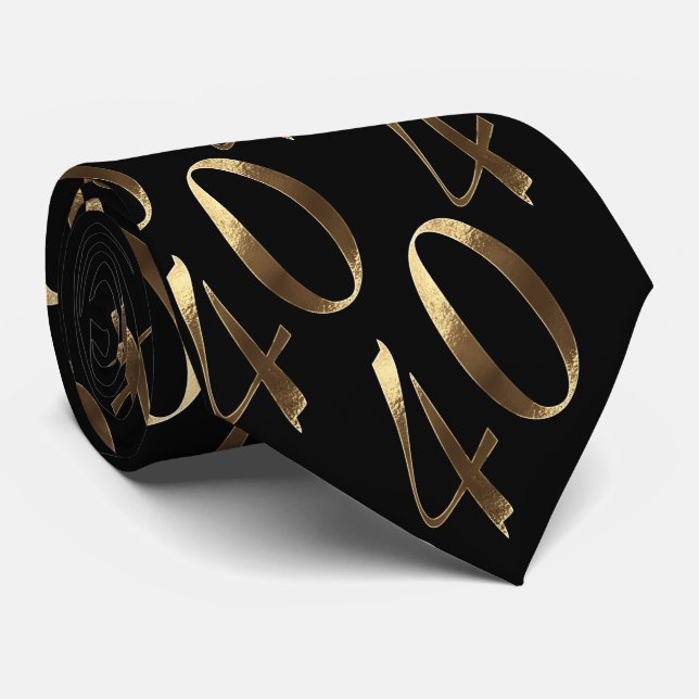 Ruby Wedding 40th Birthday Anniversary Neck Tie (Rolled)