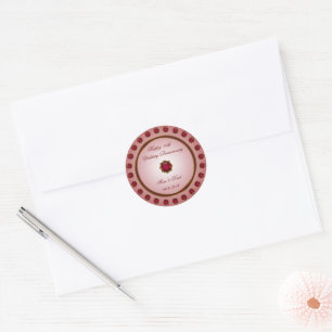 Ruby Wedding Anniversary Sticker