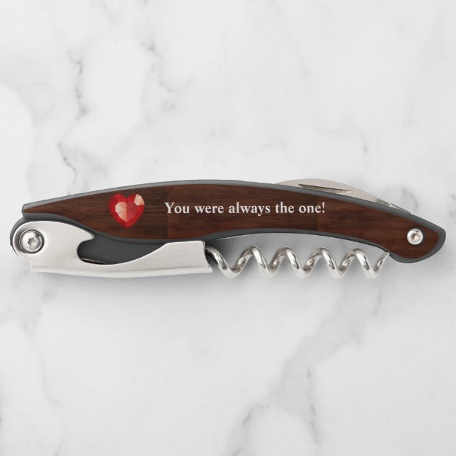 Ruby You were always the one!  Corkscrew (Front)