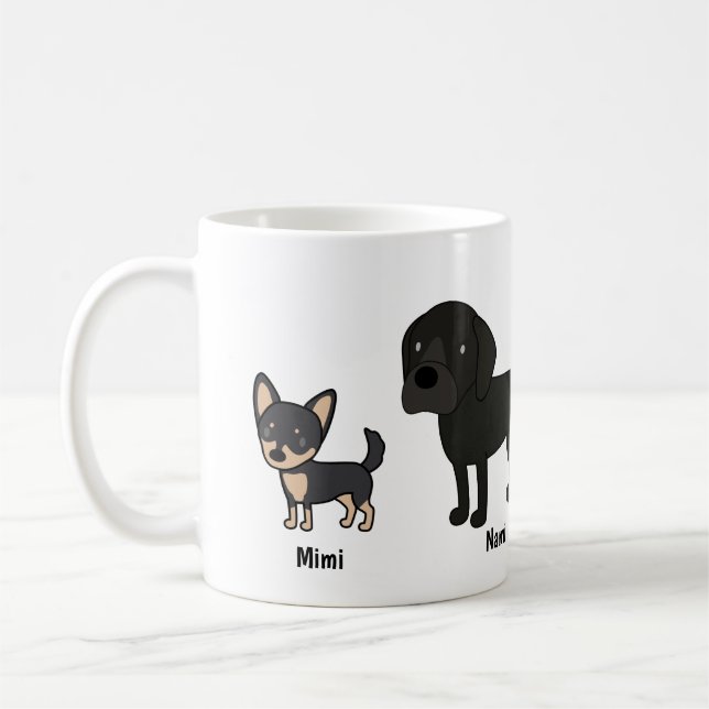 Rubyfornia 3-Dog Might Classic Mug (Left)