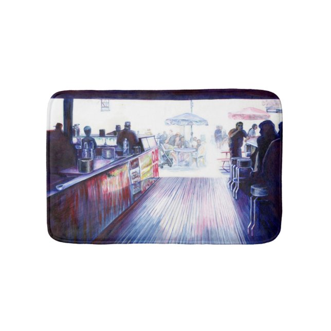 Ruby's, Coney Island, New York Bath Mat (Front)