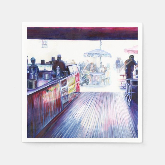 Ruby's, Coney Island, New York Napkin (Front)