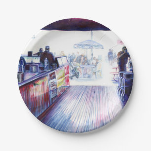 Ruby's, Coney Island, New York Paper Plate