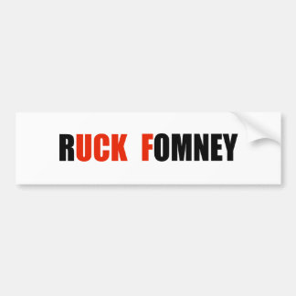 RUCK FOMNEY - BUMPER STICKER