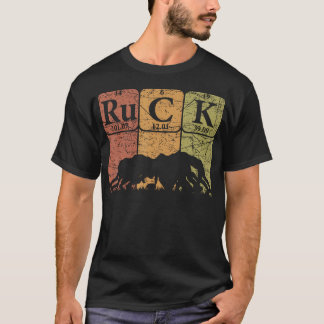 Ruck Rugby Periodic Table Elements Rugby Player T-Shirt