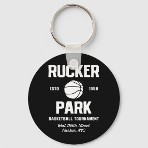 Rucker Park Sketll Tournament Harlem Nyc Streetll Keychain