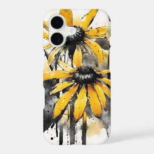 Rudbeckia - Fleurs aquarelle