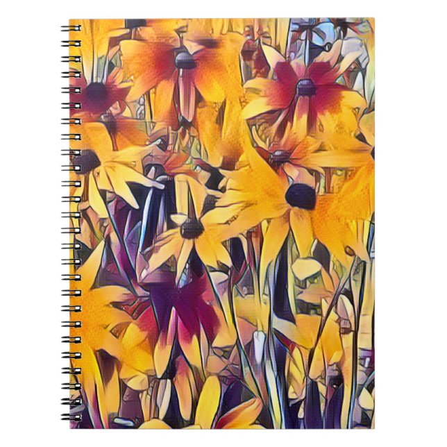 RUDBECKIA FLOWERS NOTEBOOK (Front)