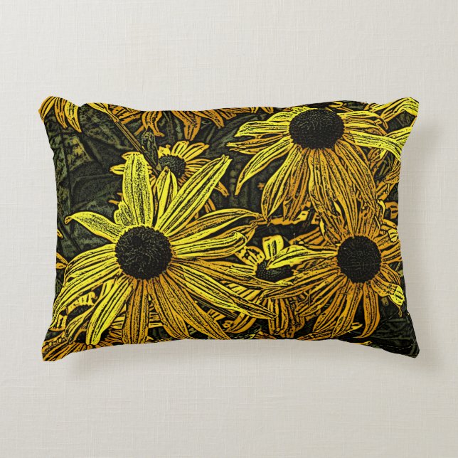 RUDBECKIAS DECORATIVE PILLOW (Front)