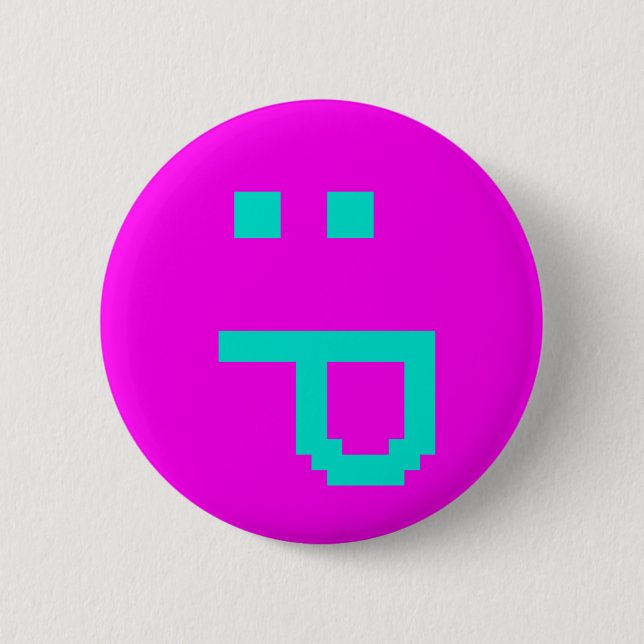 rude 2 inch round button (Front)