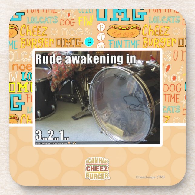 Rude awakening in coaster (Front)