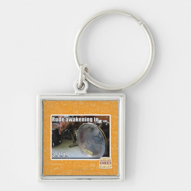 Rude awakening in keychain (Front)