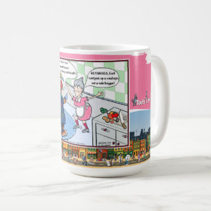 Rude Beggar   Literal Wordplay Humor Classic Coffee Mug