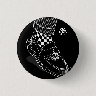 Rude boy 1 inch round button