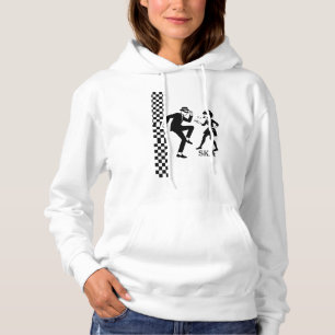 Rude Boy Reggae Jazz Music Dance Hoodie, Retro Ska Hoodie