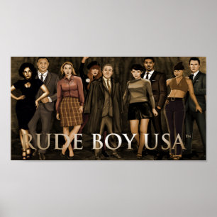 Rude Boy USA vol. 1 - Poster complet 36" x 24"