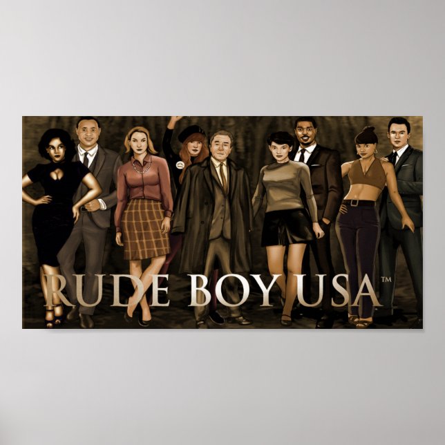 Rude Boy USA vol. 1 - Poster complet 36" x 24" (Devant)