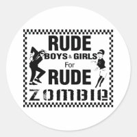 Rude boys and girls for rude zombie