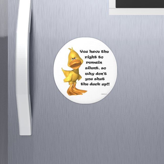 Rude Duck Magnet (Creator Uploaded)
