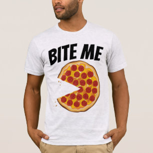 RUDE T-shirt PIZZA POUR HOMMES OFFENSIFS