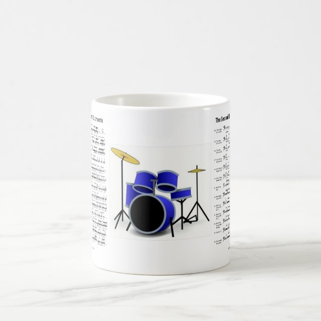 rudiments drum-kit coffee mug (Center)