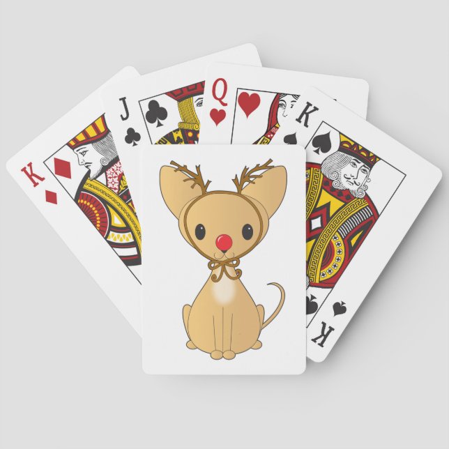 Rudolf Chihuahua Playing Cards (Back)