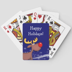 Rudolf Christmas Playing Cards