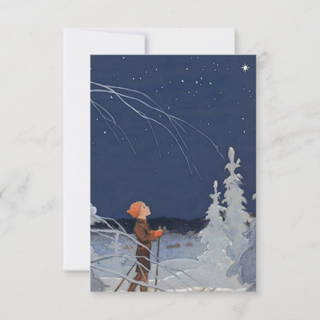 Rudolf Koivu “The Boy and the Star” Thank You Card (Front)