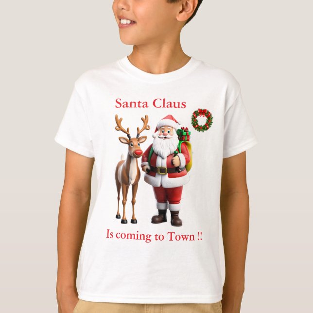 Rudolf the red nosed reindeer T-Shirt (Front)