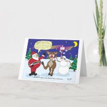 Rudolf's Nose Christmas Greeting
