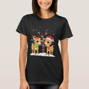 Rudolph And Clarice Shirt Christmas Kids Girls Tee