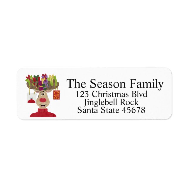 Rudolph Cadeaux de Noël Reindeer (Devant)