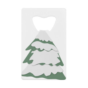 Rudolph Christmas Tree 1 (remix) Credit Card Bottle Opener