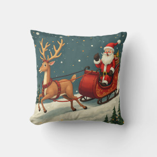rudolph deer cushion