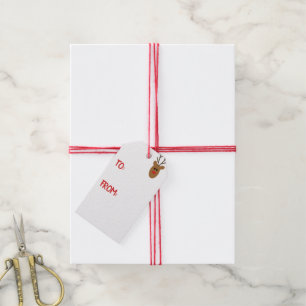 Rudolph Gift Tags