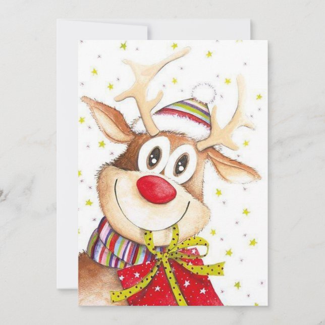 Rudolph Holiday Card (Front)