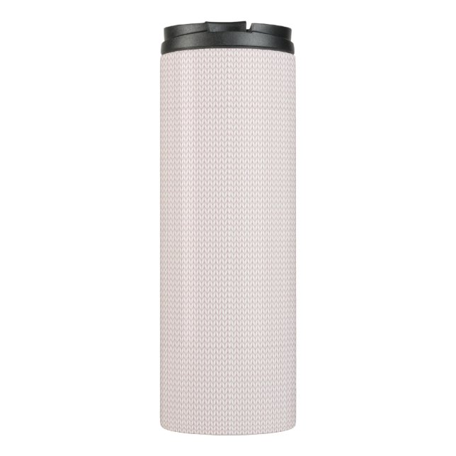 rudolph is my spirit animal knit ugly print thermal tumbler (Back)