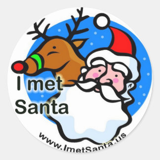 Rudolph - J'ai rencontré Père Noël Sticker