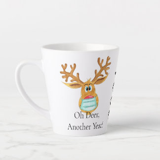 Rudolph le visage masqué renne latte Mug