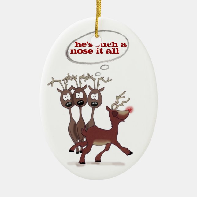 Rudolph "nez il tout le" ornement de (Devant)